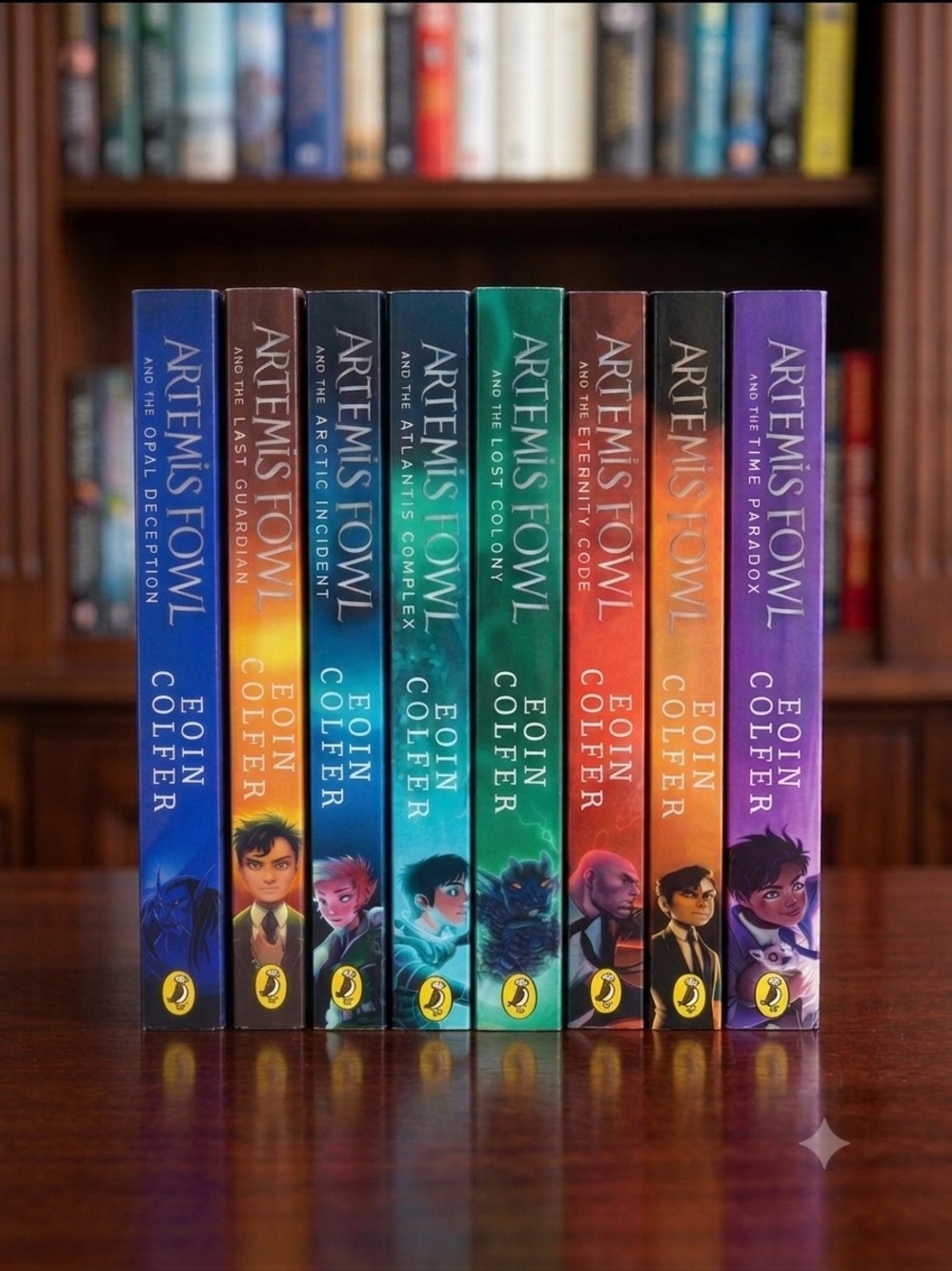 Artemis Fowl Book Set by Eoin Colfer - Colorful Collectible Boxed Series